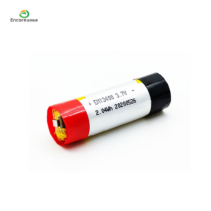 13400 Цилиндрична 550 mah липо батерия