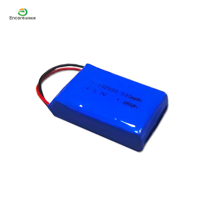 3.7v 500mah 1.85wh lipo батерия